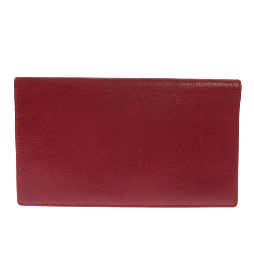 Celine logo calfskin leather Wallet motif long